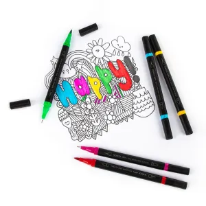 Marker permanentny wkład mix okrągła końcówka Kidea (MBC12KKA)