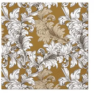 Serwetki Paw Lunch Damask Ornament - mix nadruk 330mm x 330mm (SDL132400)