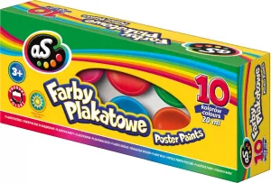 Farby plakatowe As kolor: mix 20ml 10 kolor. (301215008)
