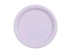 Talerz jednorazowy lawenda papier śr. 230mm 6 szt Partydeco (TPP102-002)