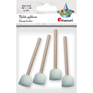 Pędzel Craft-Fun Series gąbka do malowania 2cm Titanum