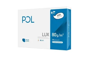 Papier ksero A4 lux biały 500k. 80g Pol