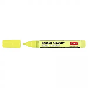 Marker specjalistyczny Toma pastelowy żółty kredowy, żółty 4,5mm okrągła końcówka (To-292)