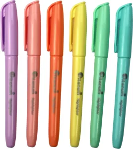 Zakreślacz wkład 6 kolorów 1-4mm Titanum (T01060486)