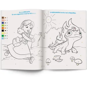 Książka dla dzieci Ameet Kraina lodu. Kolorowanka według kodu