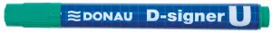 Marker permanentny D-Signer wkład zielony 2,0-4,0mm okrągła końcówka Donau (7371001-06PL)
