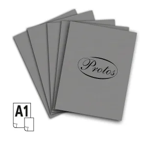 Brystol A1 szary 160-180g 20k [mm:] 610x860 Protos
