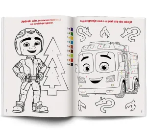 Książka dla dzieci Disney. Straż Ekipa. Kolorowanka według kodu Ameet (KKO 9104)