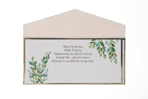 Kartka składana Koperta KOMUNIA IHS Henry (5905701486557)