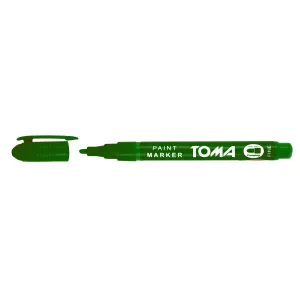 Marker olejowy Toma, zielony 1,5mm okrągła końcówka