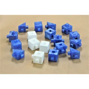 Klocki plastikowe KUBIKI FROSTY Abino