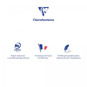 Zeszyt 63542AMXC CF A5 32k. 90g kratka Clairefontaine
