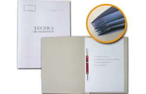 Teczka do akt osobowych A4 tekturowa biały tektura Barbara (0822002)