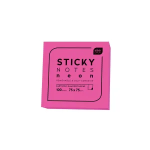 Notes samoprzylepny (karteczki) mix 100k [mm:] 75x75 Interdruk (IKARSAM100N)