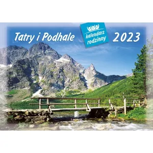 Kalendarz ścienny Tatry i Podhale Lucrum rodzinny 2023 280mm x 200mm (WL05)