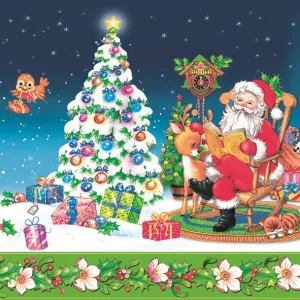 Serwetki Pol-mak gwiazdka - mix 330mm x 330mm (Sd GW)