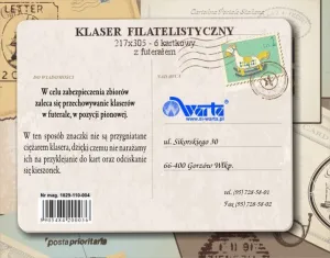 Klaser filatelistyczny Warta 215mm x 305mm (1829-110-004)