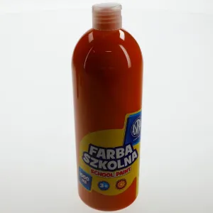 Farby plakatowe szkolne kolor: pomarańczowy 1000ml 1 kolor. Astra