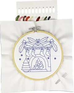 Zestaw kreatywny Craft-Fun Series Zestaw do haftowania - świąteczny kominek Titanum (25YY0512(1-6#))