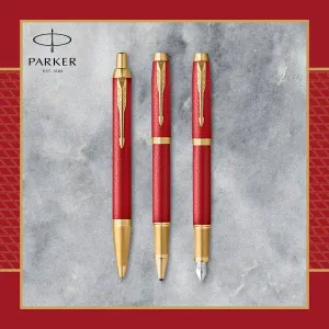 Ekskluzywne pióro tłoczkowe RED Parker (2143650)