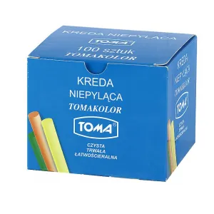 Kreda szkolna Toma kolorowa 100 szt.