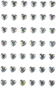 Kryształki Craft-Fun Series serca srebrne Titanum (24SL0311)