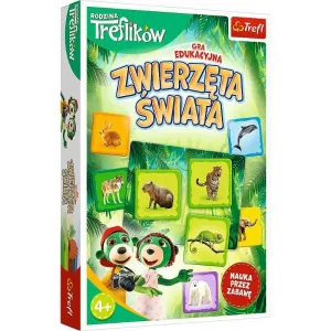 Gra edukacyjna Trefl Zwierzęta Świata (02237)