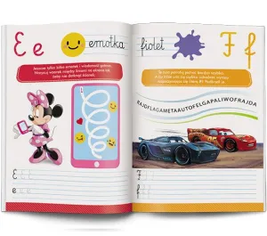 Książeczka edukacyjna Disney Uczy. Przygoda z Czytaniem. Elementarz. Ćwiczenia. Litery Ameet (USL 9304)