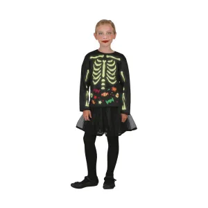 Kostium Godan dla dzieci Bluza Szkieletor (bluza świecąca w ciemności), rozm. 120/130 cm (SL-BS12)