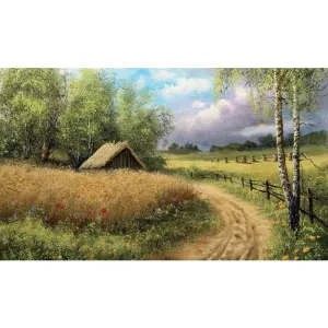 Kalendarz ścienny notatnikowy 2024 IMPRESJA POLSKIE 220mm x 490mm Lucrum (WN01)