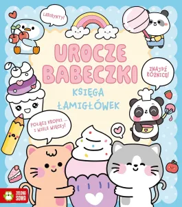 Książka dla dzieci Kawaii. Księga łamigłówek. Urocze babeczki Aksjomat