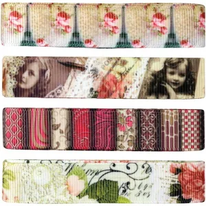Wstążka Titanum Craft-Fun Series zestaw mix 16mm 4m (S1804-3)
