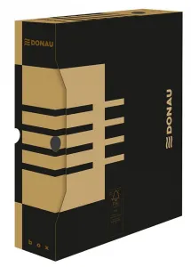 Pudło archiwizacyjne Donau A4 - brązowy 80mm x 340mm x 297mm (7660301FSC-02)