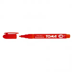 Marker olejowy Toma, czerwony 1,5mm okrągła końcówka