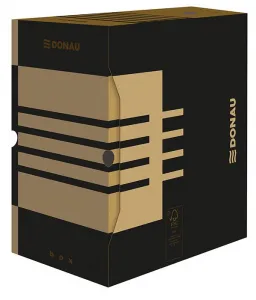 Pudło archiwizacyjne Donau A4 - brązowy 200mm x 340mm x 297mm (7663401FSC-02)