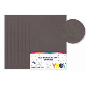 Filc kolor: szary 8 ark. [mm:] 210x297 Interdruk (IFILCSZA)