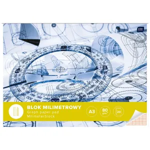 Blok milimetrowy A3 20k Interdruk (BLMIA3)