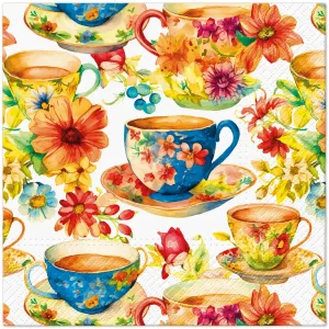 Serwetki TaT Summer Tea mix bibuła [mm:] 330x330 Paw (TL126300)