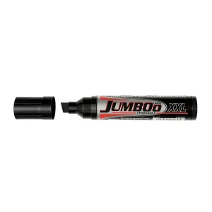 Marker permanentny Jumbo wkład czarny 2,0-12,0mm ścięta końcówka Kamet (K-2040)