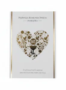 Książeczka pamiątkowa z komunii Kukartka (PMB-0065)