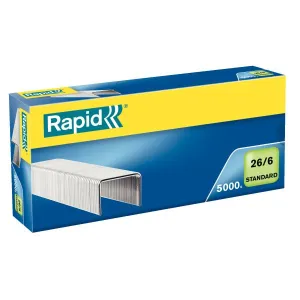 Zszywki 26/6 Standard 5000 szt Rapid (24861800)