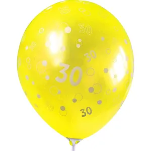 Balon gumowy Amscan 6 szt 30 (996544)