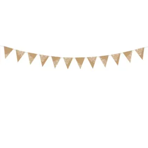 Girlanda Flagietki, kraft, 2,1 m Partydeco (FLG17)