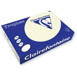 Papier kolorowy A4 kolorowy kremowy 250k. 160g Trophee (xca41040)