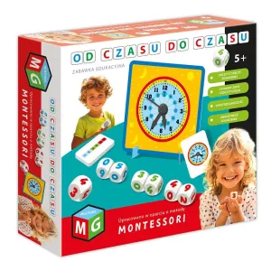 Gra edukacyjna MONTESSORI OD CZASU DO CZASU - NAUKA CZASU Multigra