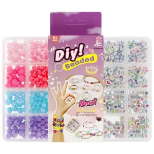 Koraliki dla dziewczynki zestaw do nawlekania Mega Creative (531420)