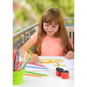 Temperówka Grip 2001 Trio mix plastik Faber Castell (183801)
