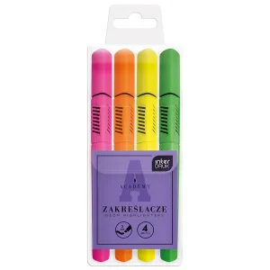 Zakreślacz neonowe 5902277350022 wkład mix 1,0-3,0mm Interdruk (4KOL)