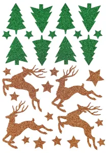 Naklejka (nalepka) Craft-Fun Series Choinki, renifery, gwiazdki Titanum (22LJ1202)