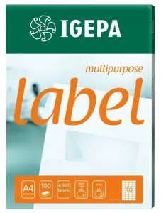 Etykieta samoprzylepna A4 Label Multipurpose biały [mm:] 210x148 Igepa